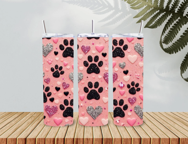 🐾 20oz Tumbler mit Hundemotiv – Für echte Hundefreunde