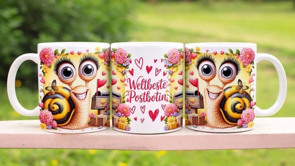 Tasse „Weltbester Postbote / Weltbeste Postbotin“