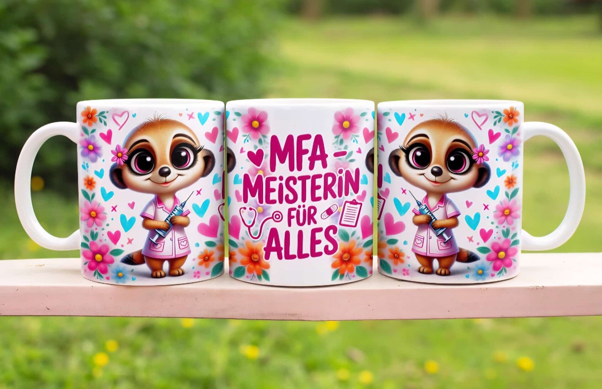Tasse „MFA – Meisterin für alles“ 🩺