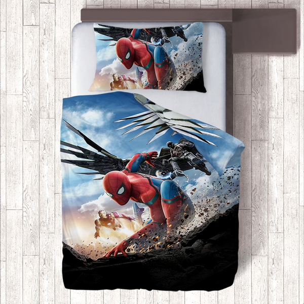 Spiderman Collectie, Beddengoed, Met Kussensloop