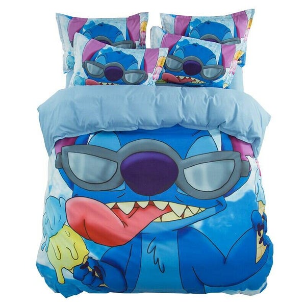 Lilio Stitch Trooster Cover Beddengoed Sets Met Kussenslopen