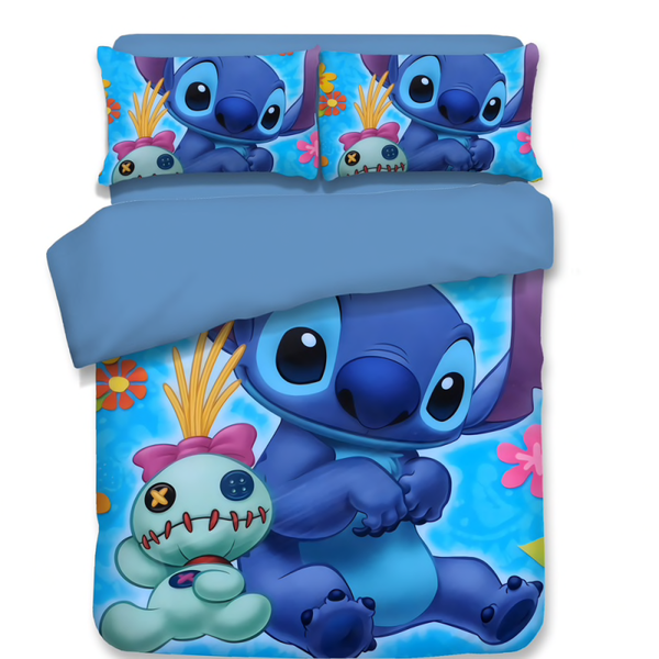 Lilio Stitch Trooster Cover Beddengoed Sets Met Kussenslopen