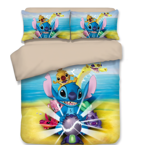 Lilio Stitch Trooster Cover Beddengoed Sets Met Kussenslopen