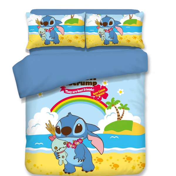 Lilio Stitch Trooster Cover Beddengoed Sets Met Kussenslopen