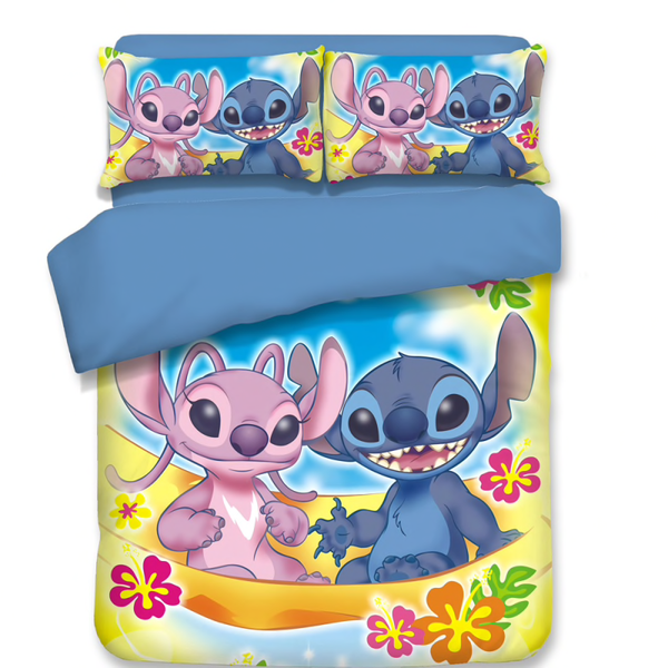 Lilio Stitch Trooster Cover Beddengoed Sets Met Kussenslopen
