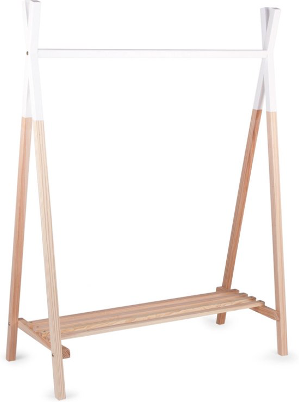 Babykamer kapstok, kledingrek hout
