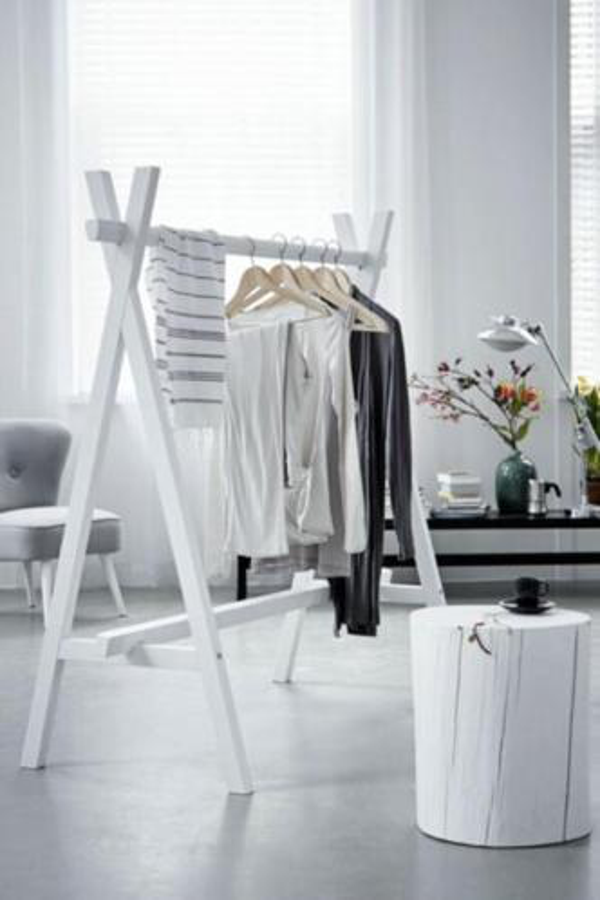 Babykamer kapstok, kledingrek hout