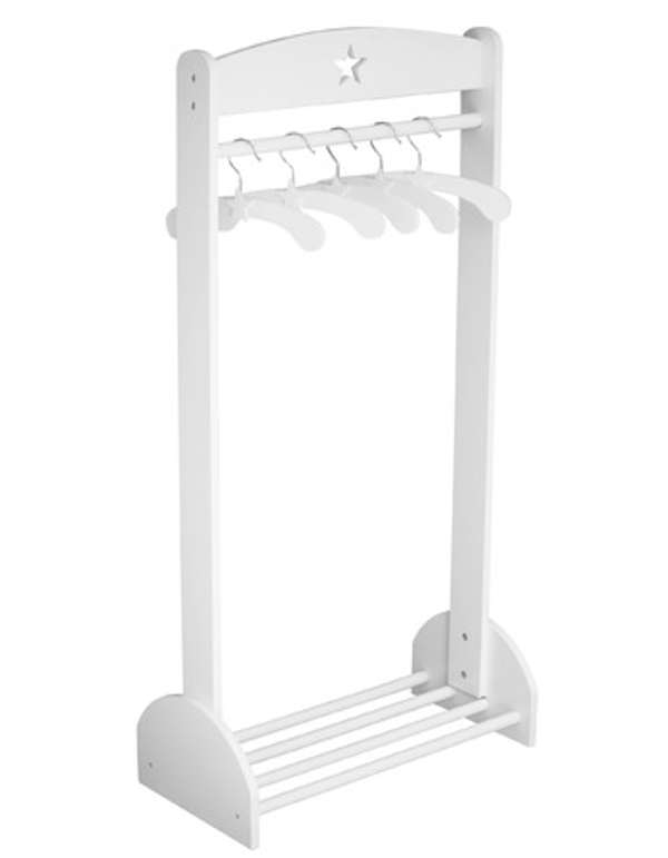 Babykamer kapstok, kledingrek hout