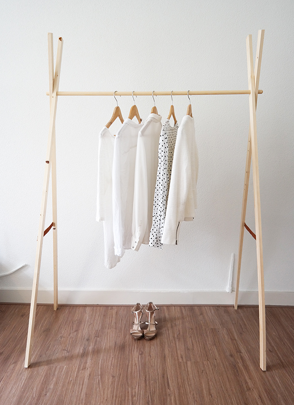 Babykamer kapstok, kledingrek hout