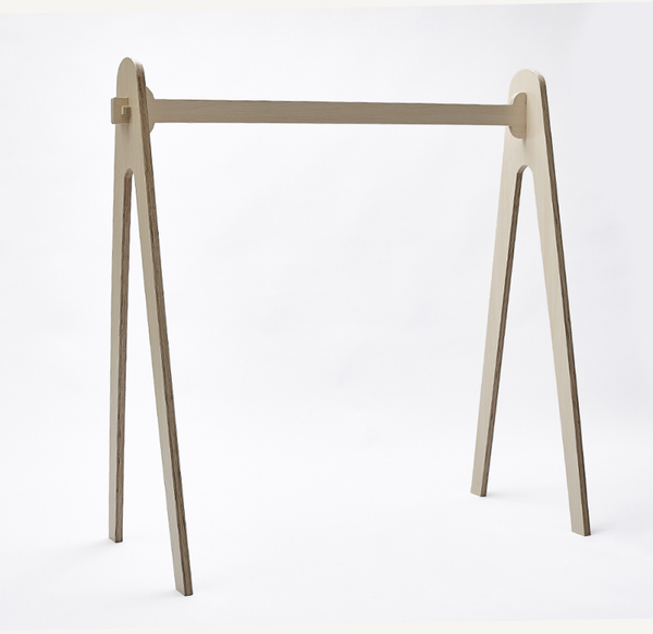 Babykamer kapstok, kledingrek hout