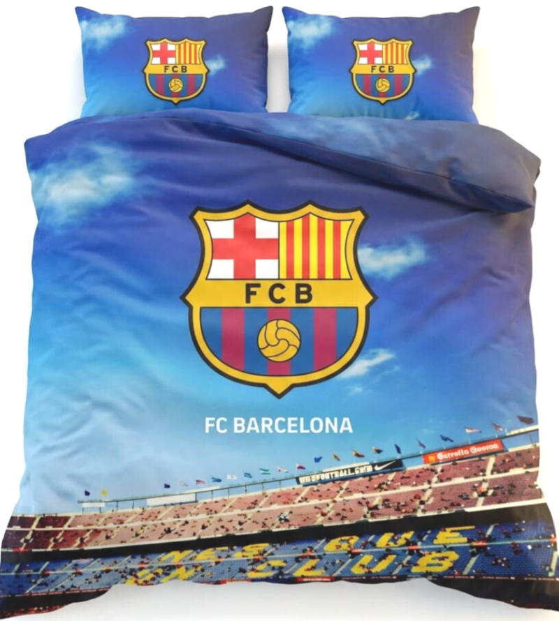 Fc Barcelona | Dekbedovertrek – Inclusief 1 of 2 Kussenslopen