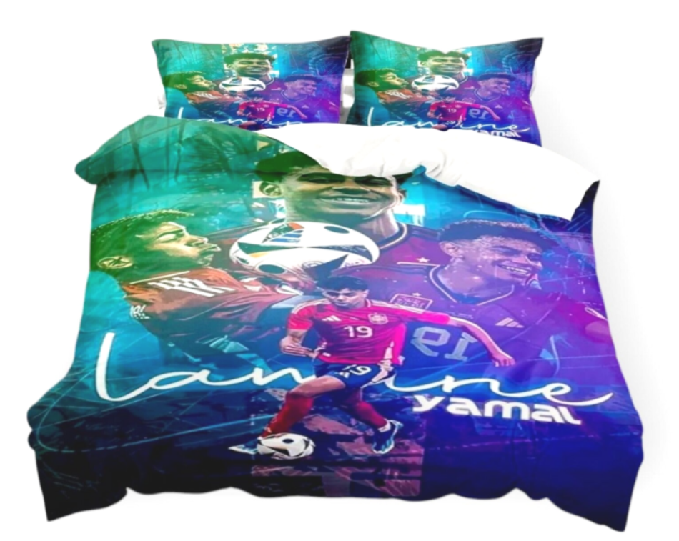 Lamine Yamal Dekbedovertrek – Inclusief 1 of 2 Kussenslopen