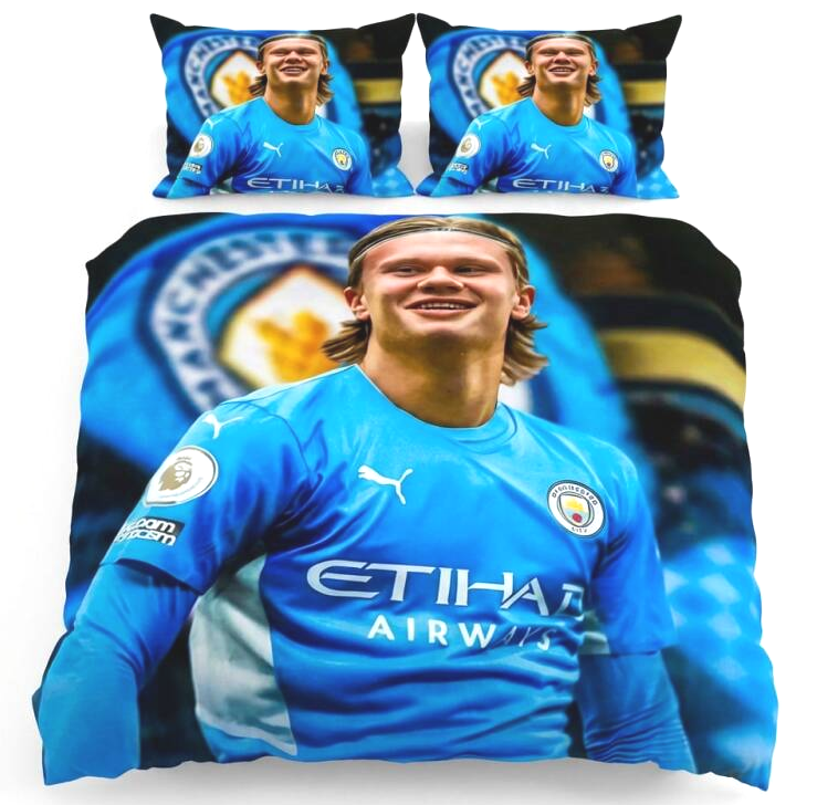 Erling Haaland | Dekbedovertrek – Inclusief Kussensloop