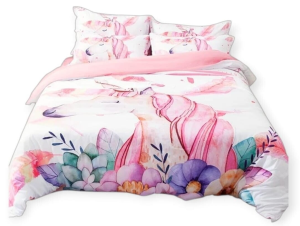 Prachtig dekbedovertrek eenhoorn