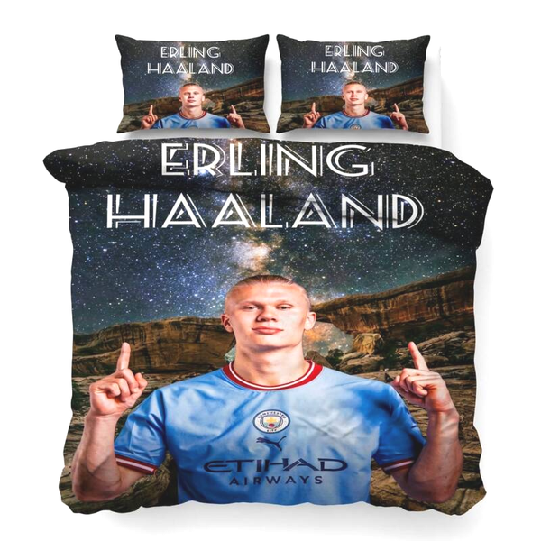 Erling Haaland | Dekbedovertrek – Inclusief Kussensloop