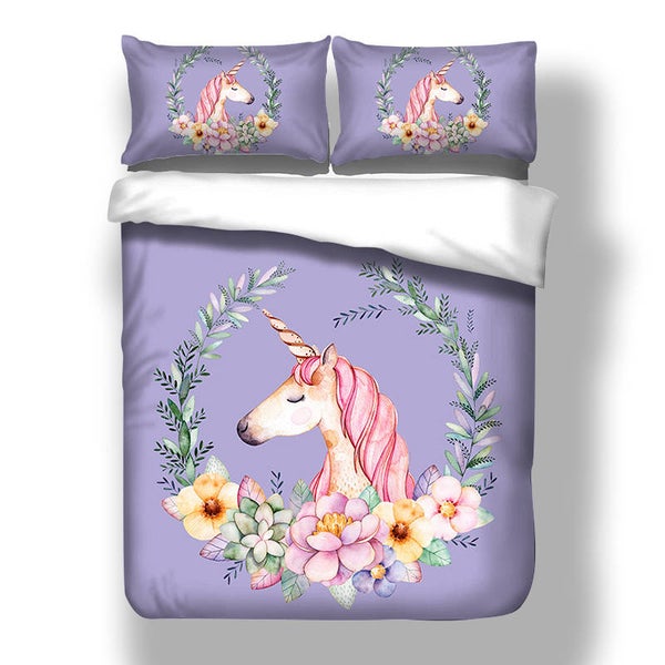 Unicorn Dekbedovertrek kinderkamer