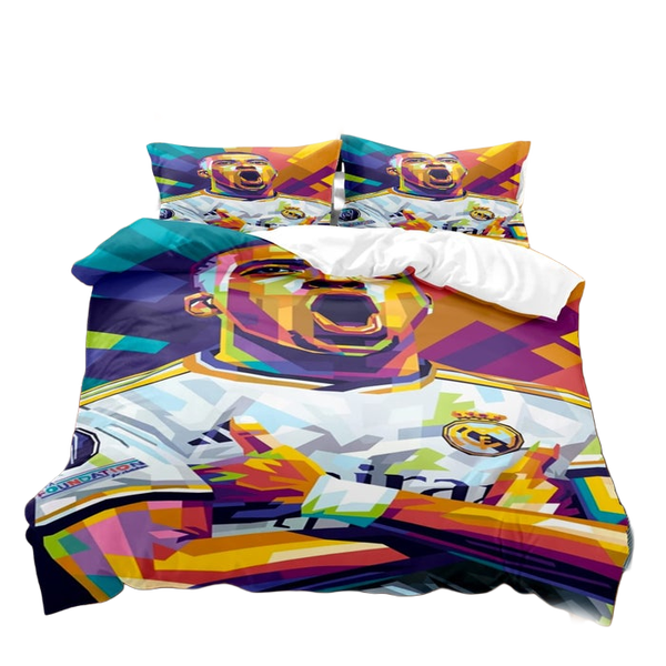 Mbappe dekbedovertrek – Voetbal beddengoed met naam of eigen foto | Alle maten