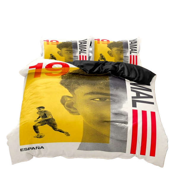 Lamine Yamal Voetbal Dekbedovertrek – Inclusief Kussensloop