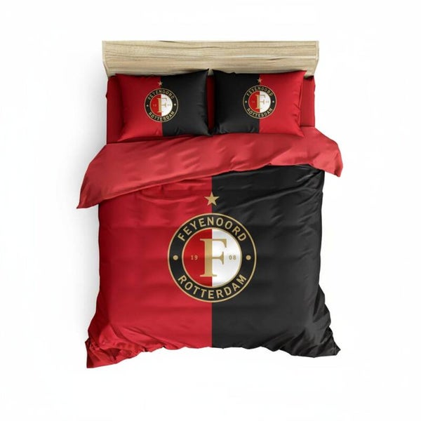 Feyenoord | Voetbal Dekbedovertrek - Inclusief Kussensloop(en)