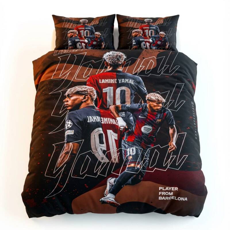 Lamine Yamal Dekbedovertrek – Inclusief 1 of 2 Kussenslopen