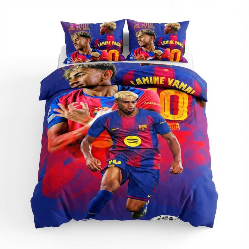 Lamine Yamal Dekbedovertrek – Inclusief 1 of 2 Kussenslopen