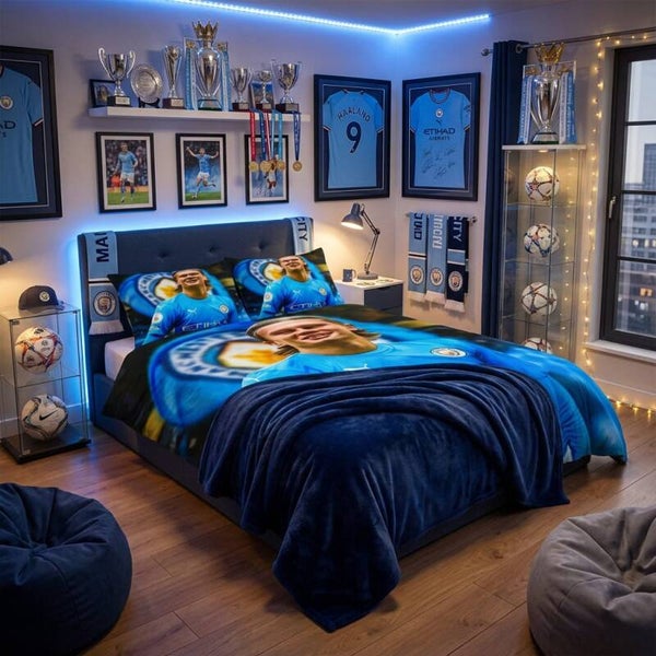 Erling Haaland | Dekbedovertrek – Inclusief Kussensloop