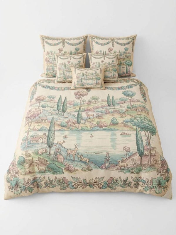 🌙The Odyssey Of Dreams™✨ Fantastisch Luxe Droomrijke Dekbedovertrek – Incl. Kussenslopen