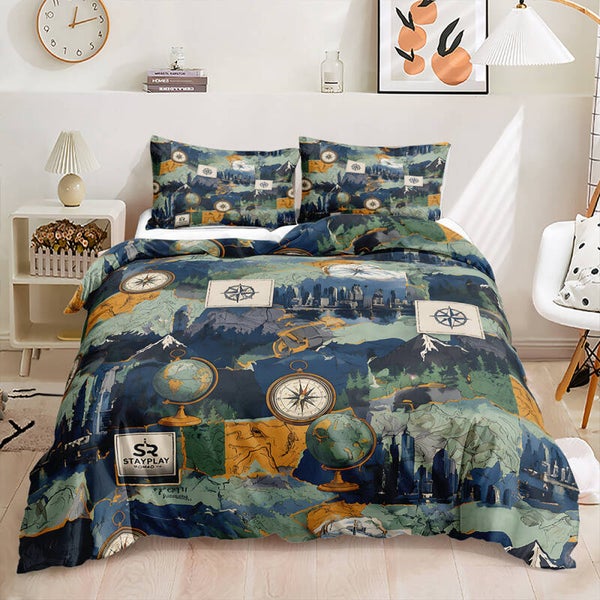 StayPlay RunAway®️ Dekbedovertrek – Avontuur Collectie