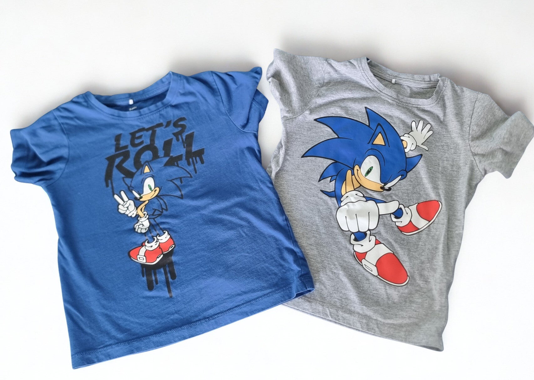 2 x Sonic Tshirts age 6