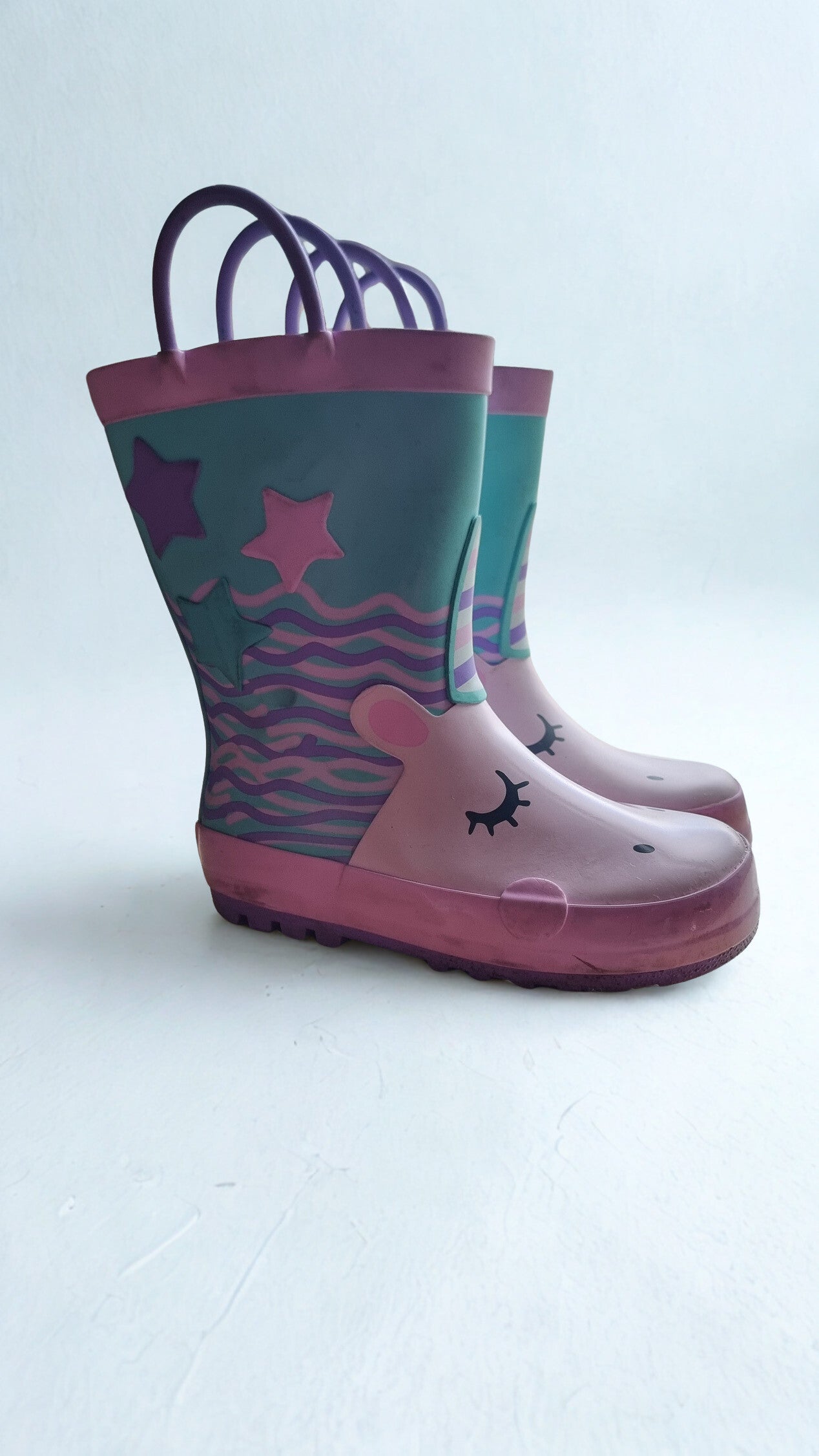Unicorn wellies - size 9