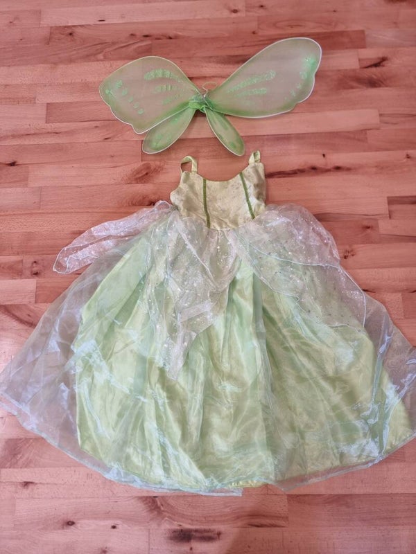 Tinkerbell dress with wings - age 7-8