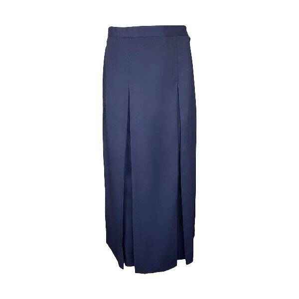 Hunter Navy 2 pleat school skirt - size W28 L38