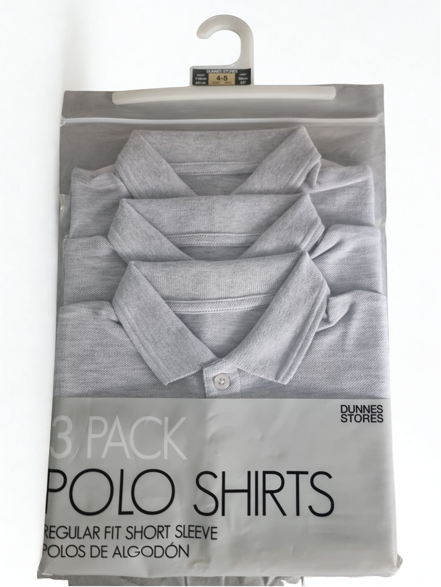 3 pack polo shirts (new) age 4-5