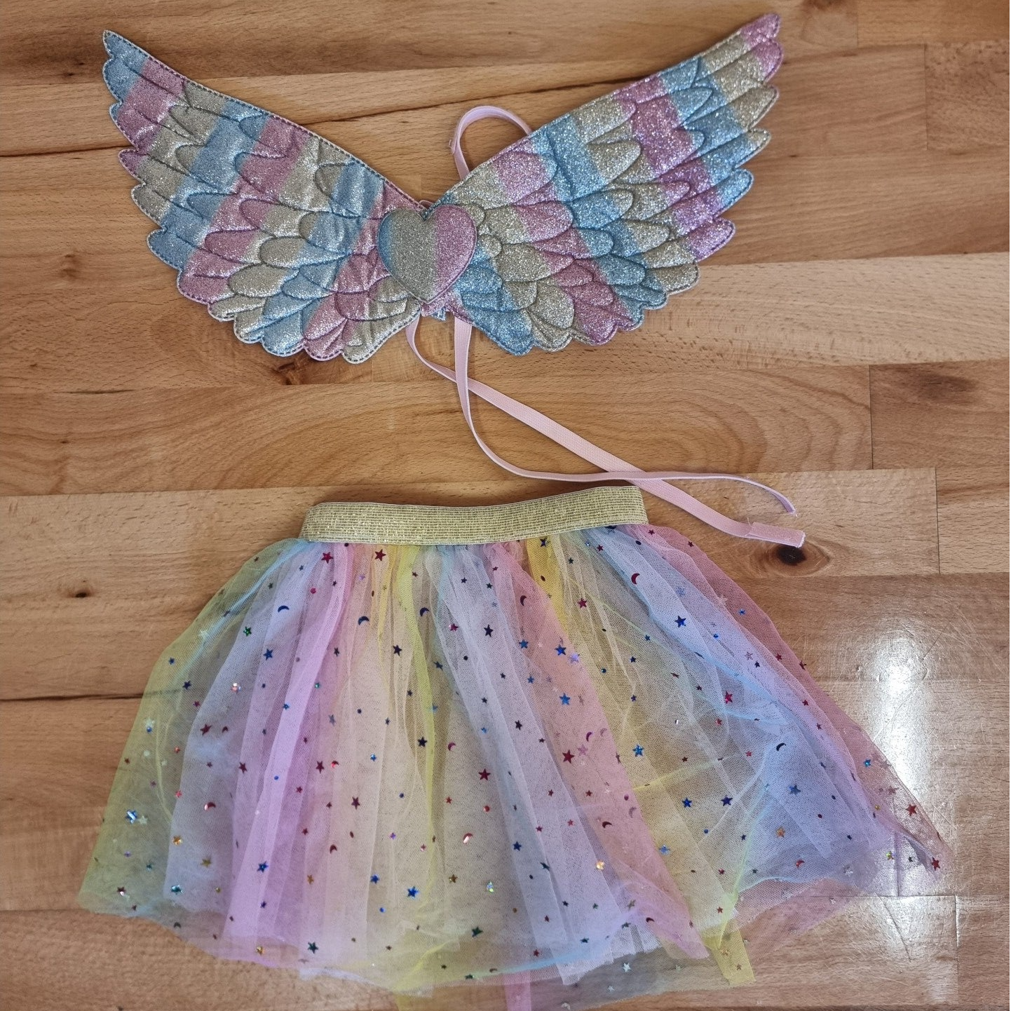 Fairy wings and tutu - age 2-3