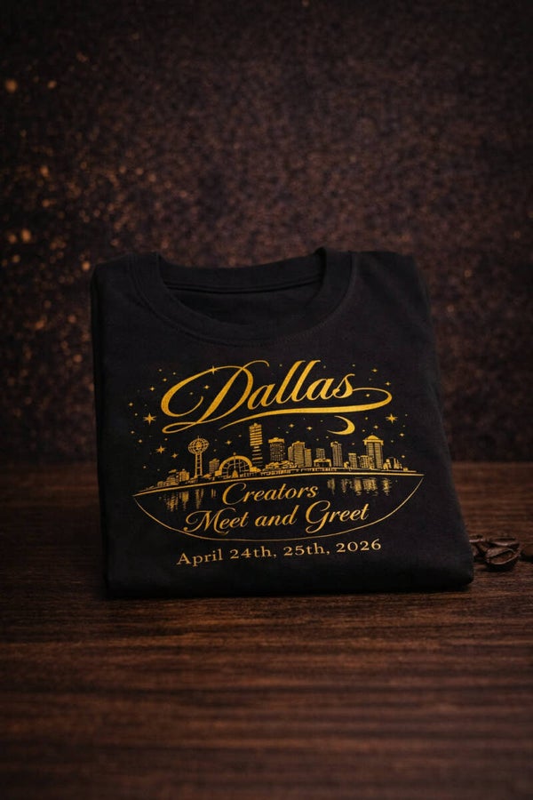 Men's Branded (Souvenir Creators Meet and Greet T (Black)