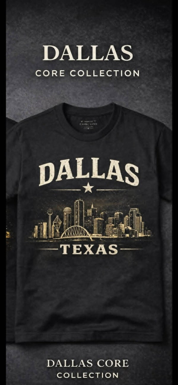 Men T Dallas Meet and Greet Collection Core Souvenir T Black