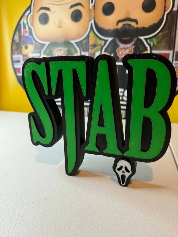 STAB Scream Inspired Movie sign ( 3 color )