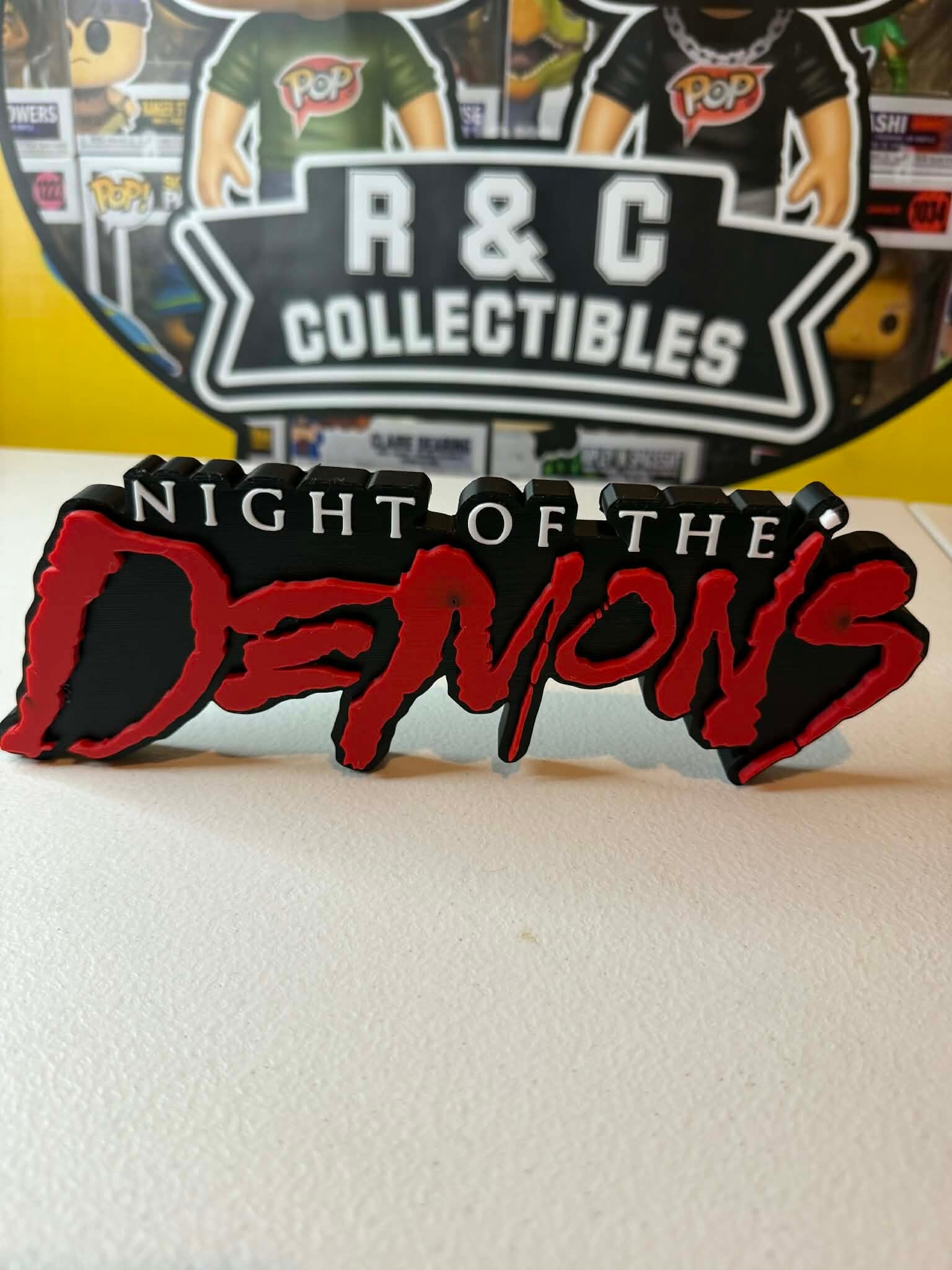 Night Of The Demons Sign ( 3 color )