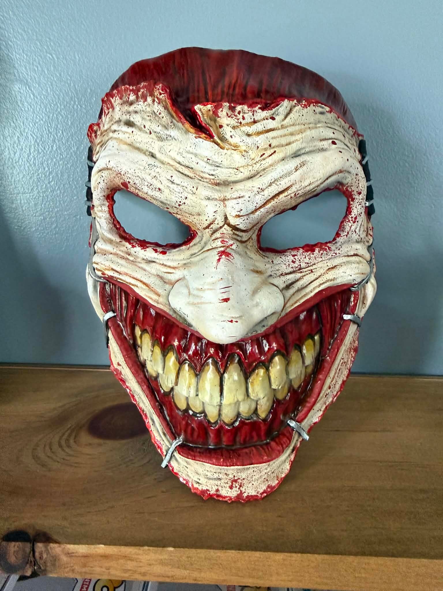 3d printed and custom painted wearable mask