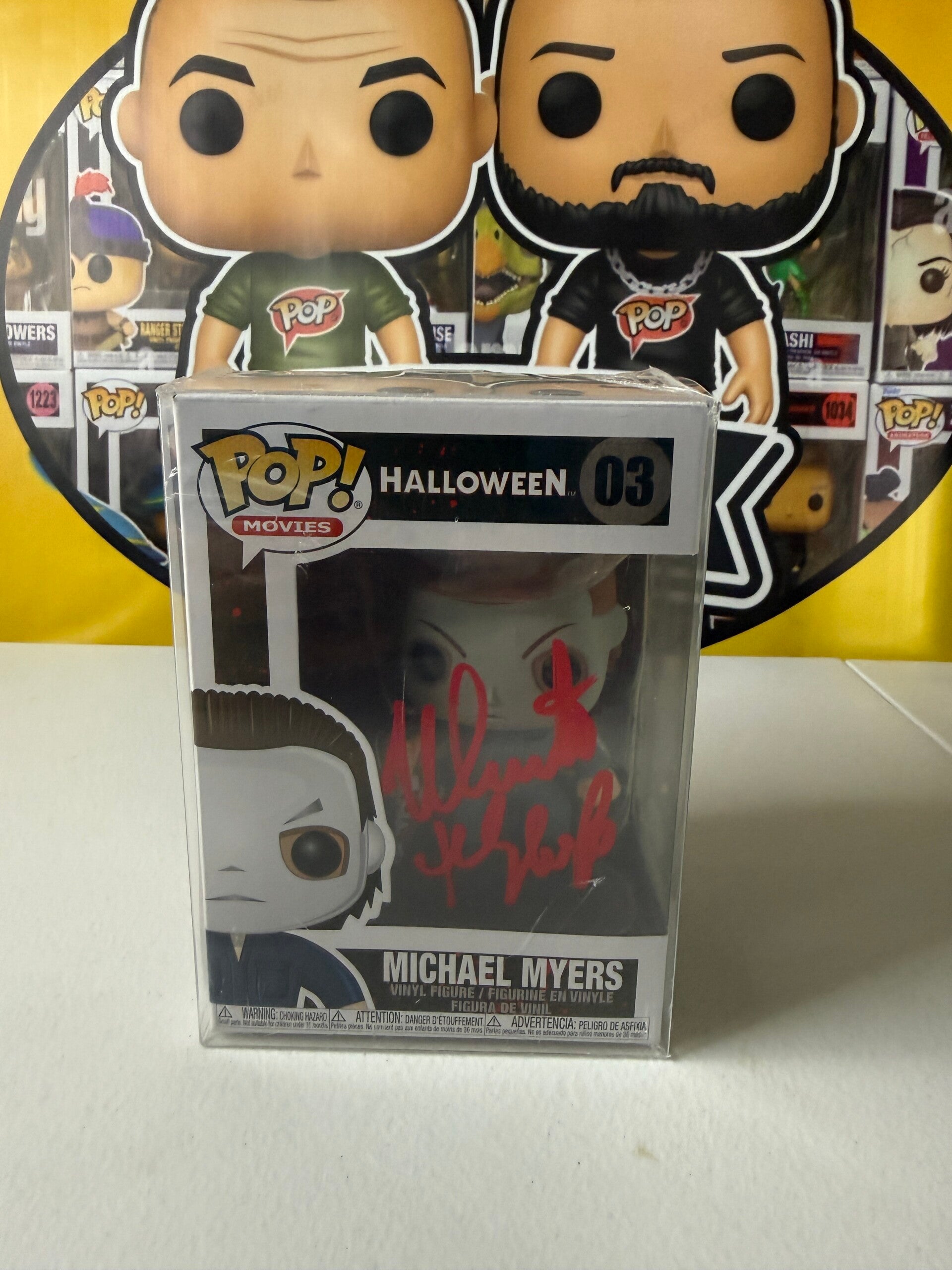Signed Michael Myers Funko pop