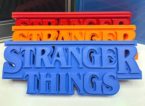 Stranger Things Sign ( 1 Color )