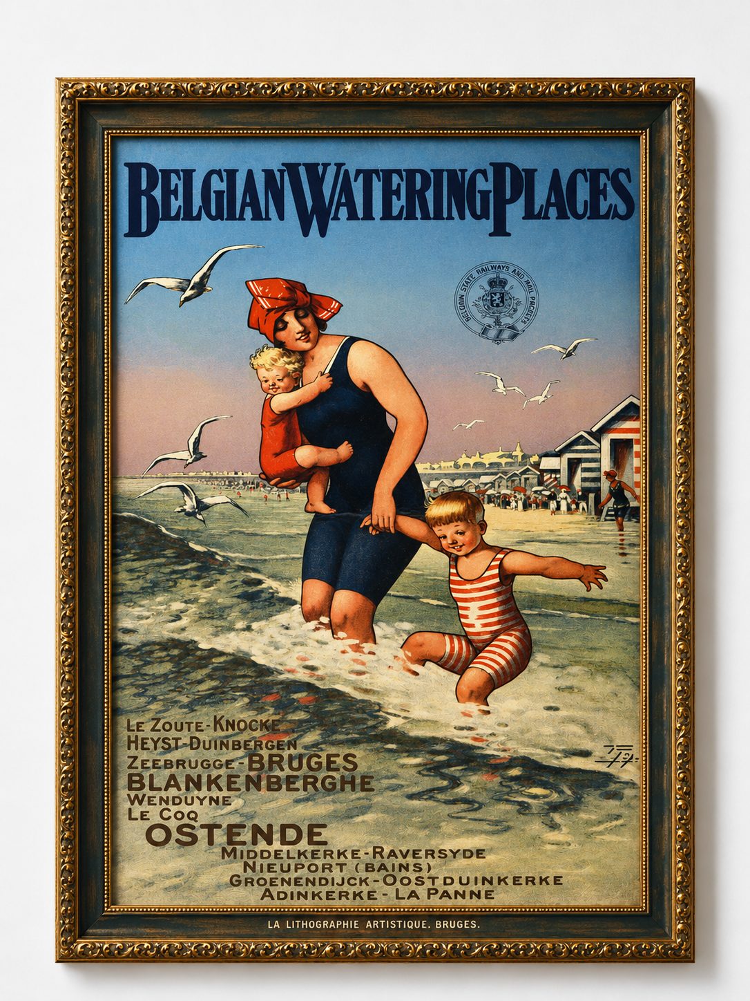 A3 Kader "Belgian Watering Places"
