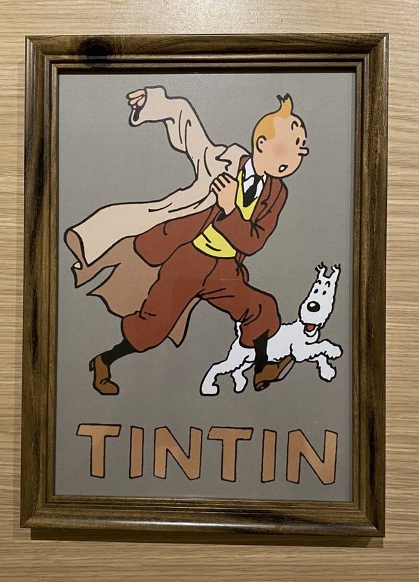 Kader “Tintin met jas”