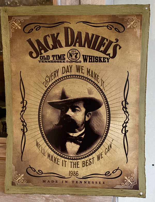 Metalen plaat "Jack Daniels"