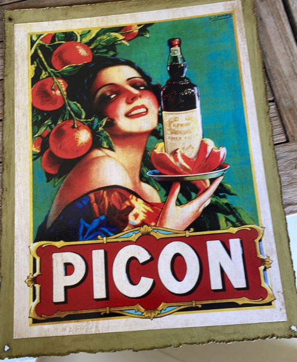 Metalen plaat "Picon"