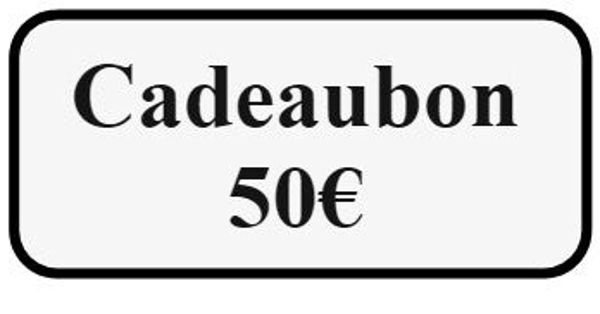 Cadeaubon 50 euro