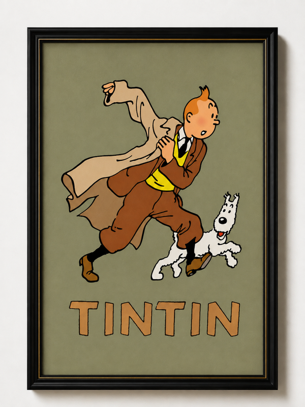 Kader “Tintin met jas”