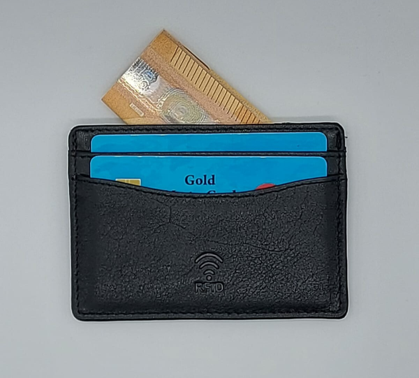 B&W AMSTERDAM CREDITCARD-ÉTUI ZWART