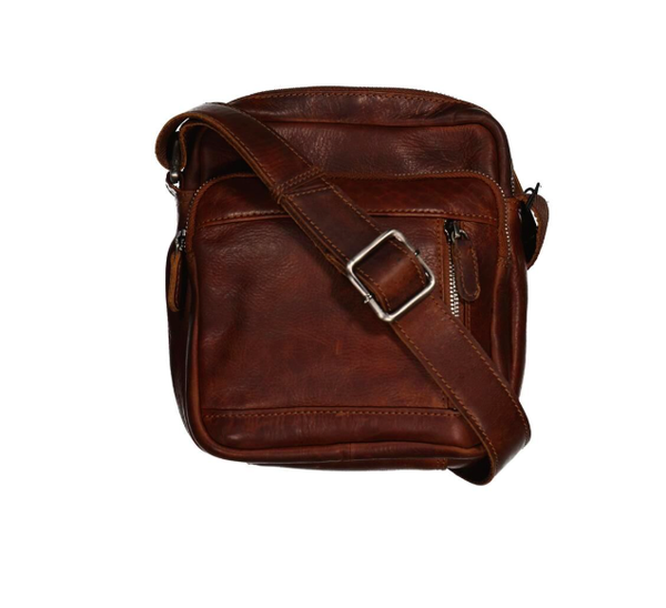 Lederart - schoudertas - unisex - buffelleer
