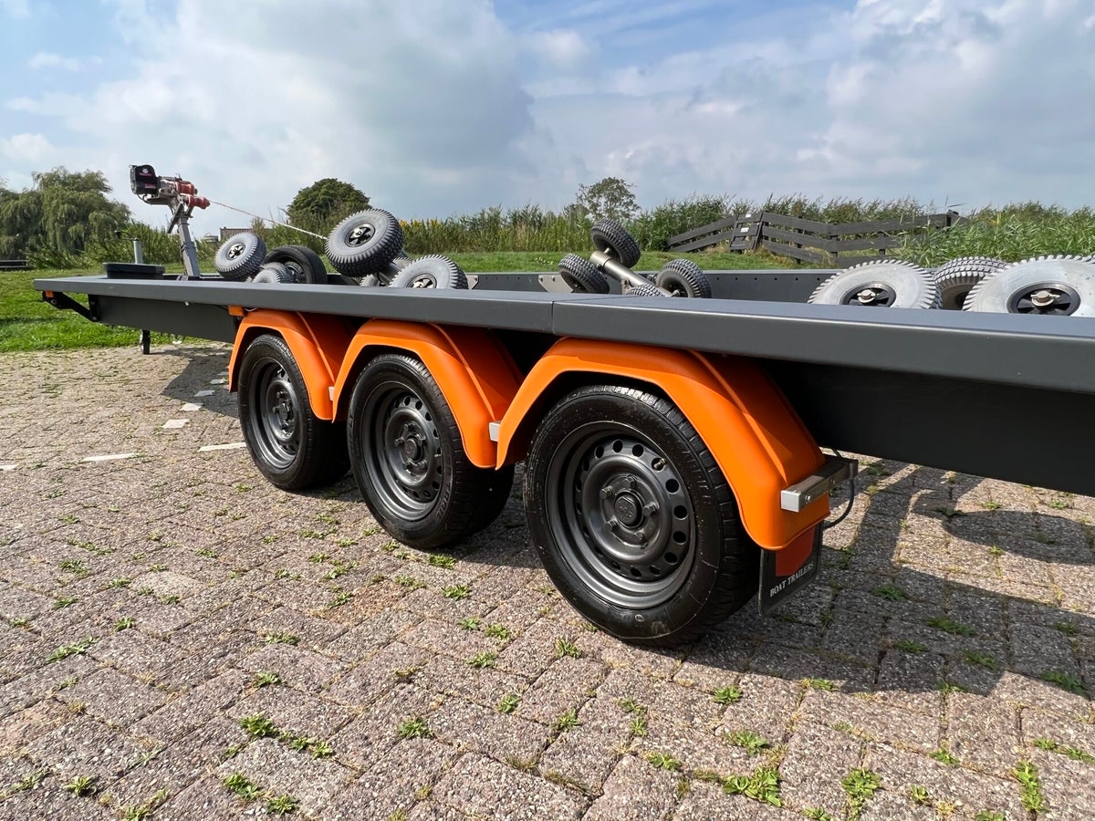 Vanclaes costum 3-asser boottrailer RVS (bwj 2019) incl.Btw | JAS ...
